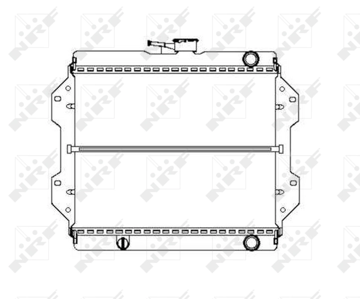 NRF 504343 Radiator, engine cooling
