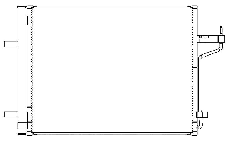 Condenser, air conditioning EASY FIT 350322