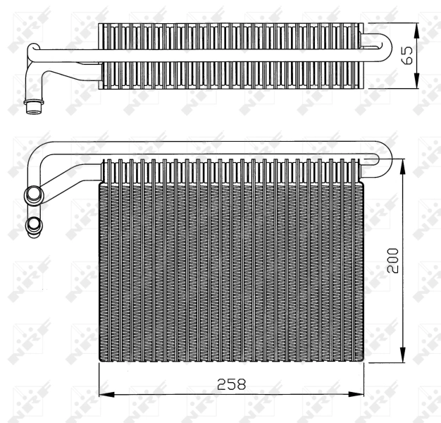 Evaporator, air conditioning EASY FIT 36096