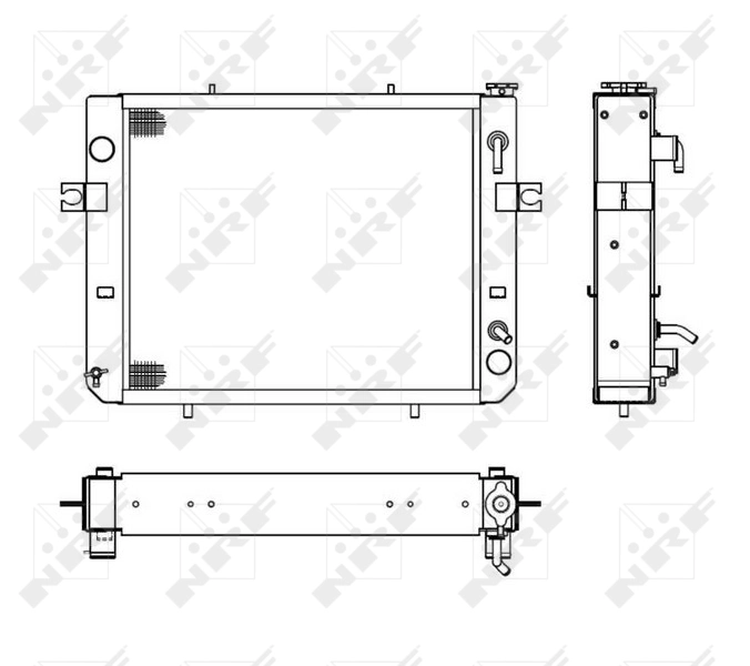 NRF 52281 Radiator, engine cooling