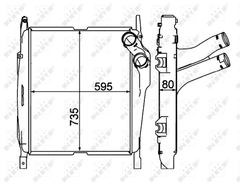 NRF 30188 Charge Air Cooler