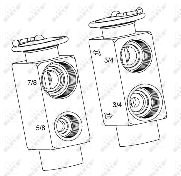NRF 38392 Expansion Valve, air conditioning