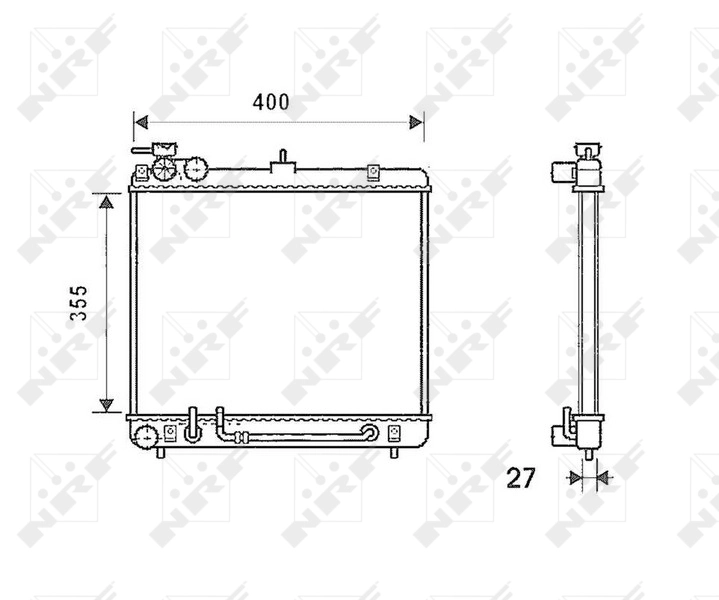 NRF 53256 Radiator, engine cooling
