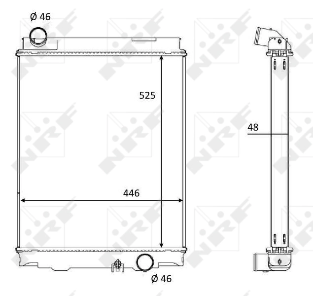 NRF 59053 Radiator, engine cooling