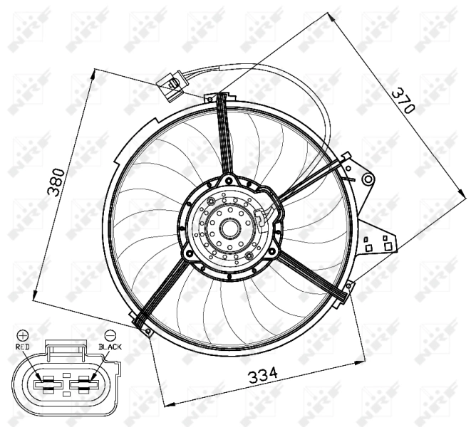 Fan, engine cooling 47474