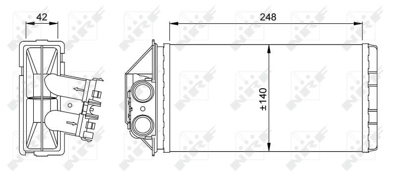 Heat Exchanger, interior heating 53561