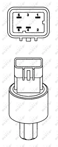 Pressure Switch, air conditioning EASY FIT 38929