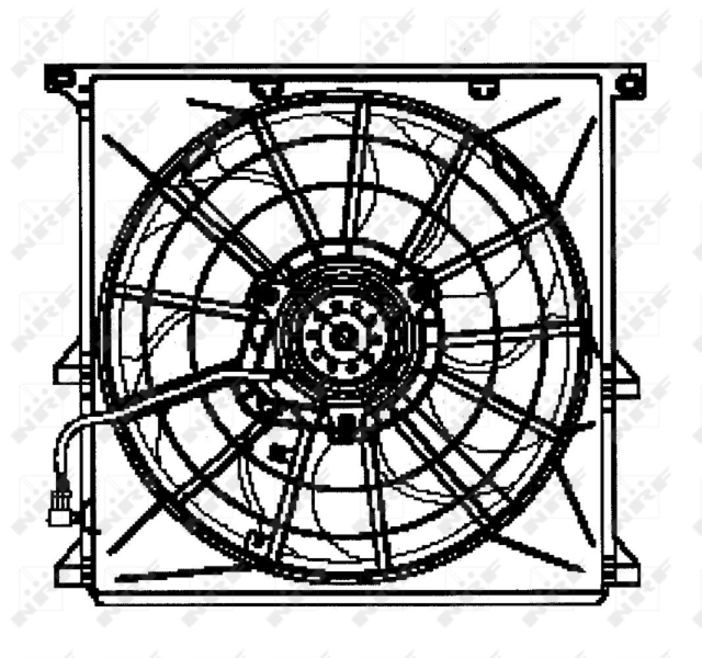 Fan, engine cooling 47024
