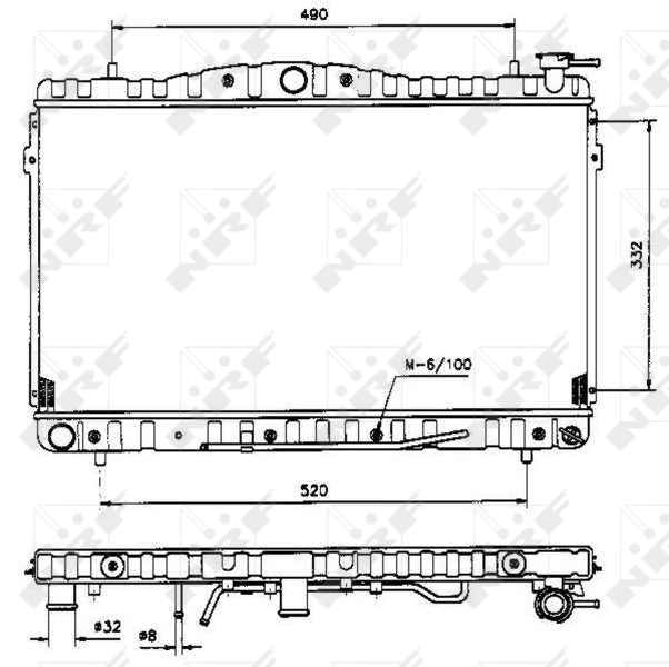NRF 53505 Radiator, engine cooling