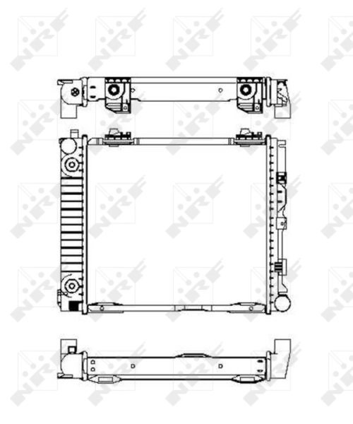 Radiator, engine cooling EASY FIT 507676