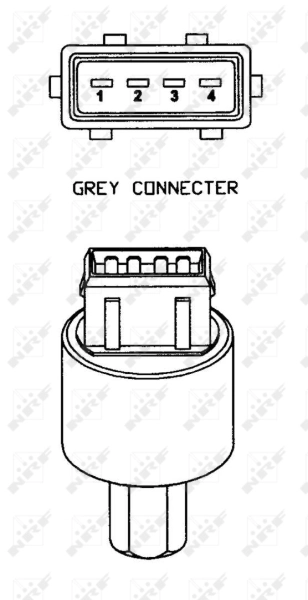 Pressure Switch, air conditioning EASY FIT 38928