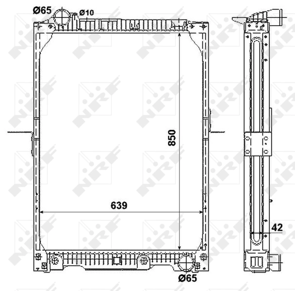 NRF 53888 Radiator, engine cooling