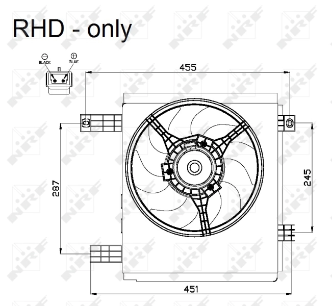 Fan, engine cooling 47447