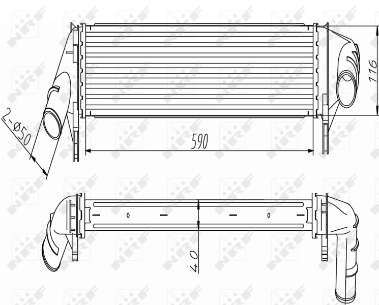 Intercooler, échangeur 30255