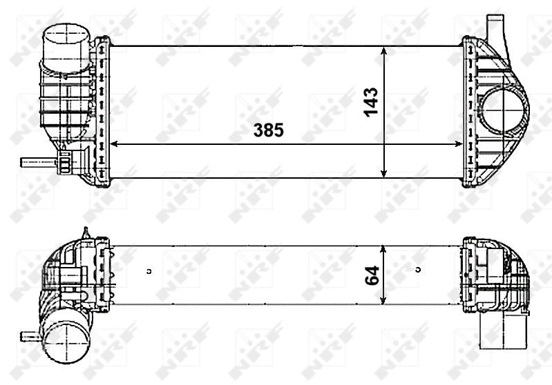 NRF 30468 Charge Air Cooler