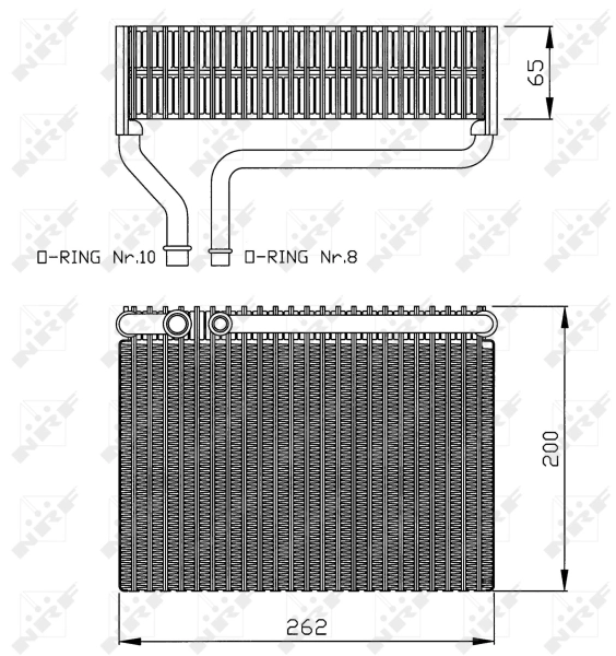 Evaporator, air conditioning EASY FIT 36099