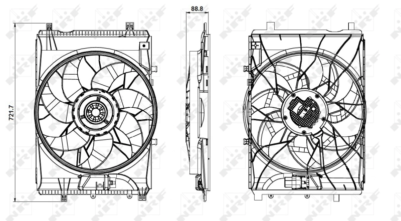 Fan, engine cooling 47851