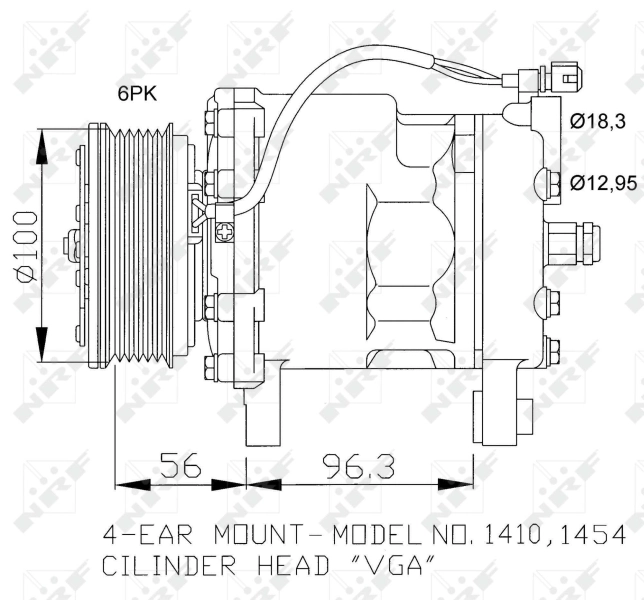 Compressor, air conditioning EASY FIT 32065