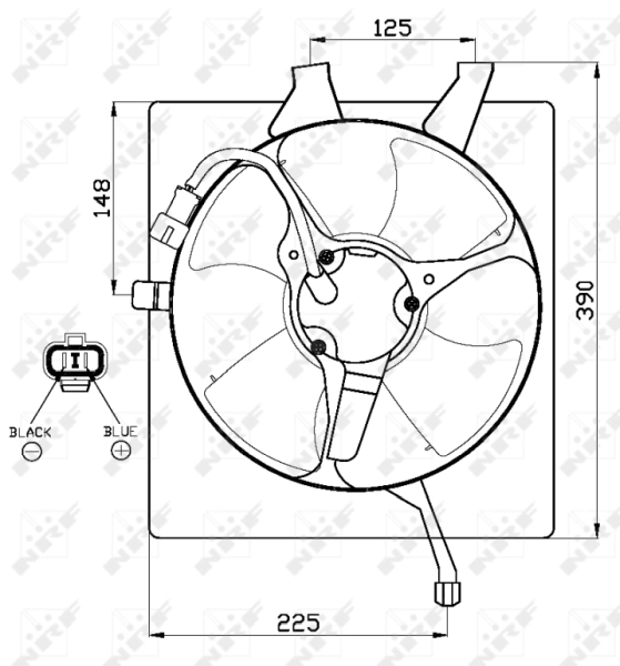 Fan, engine cooling 47517