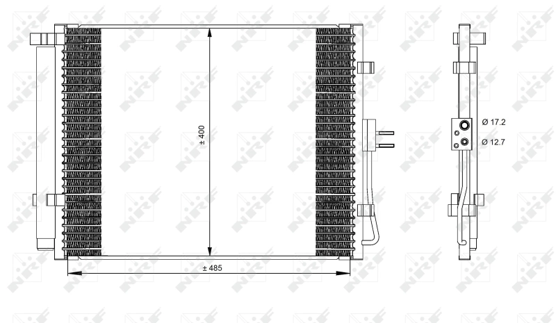 Condenser, air conditioning EASY FIT 35984