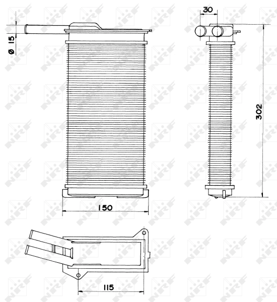 Heat Exchanger, interior heating 58608
