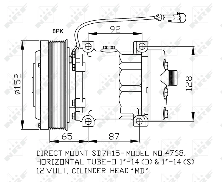 Kompresor, AC EASY FIT 32877