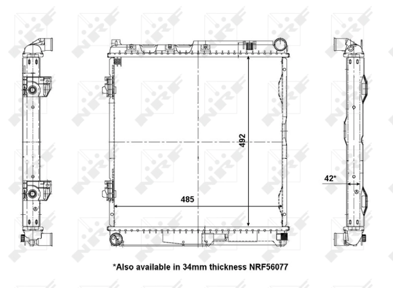 NRF 56141 Radiator, engine cooling