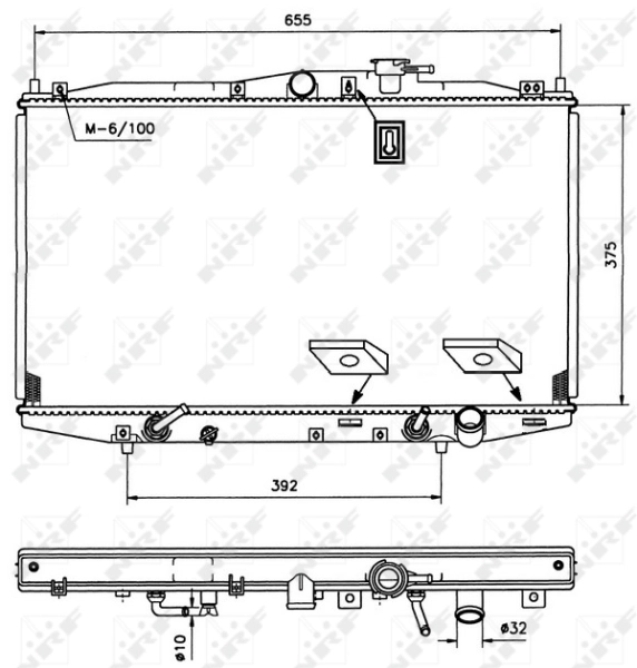NRF 53509 Radiator, engine cooling