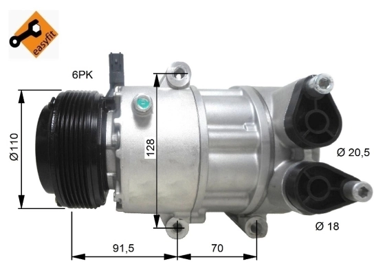 Compressor, air conditioning EASY FIT 32812
