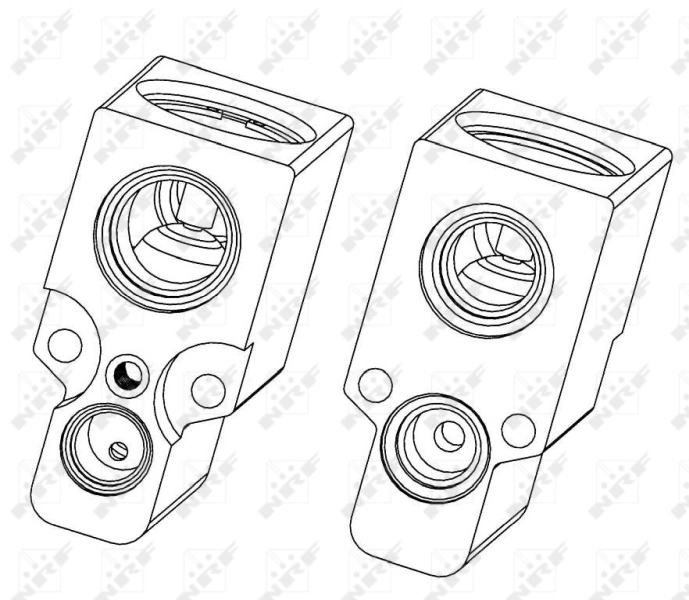 NRF 38370 Expansion Valve, air conditioning