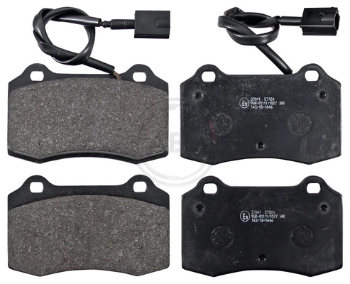 Brake Pad Set, disc brake 37041