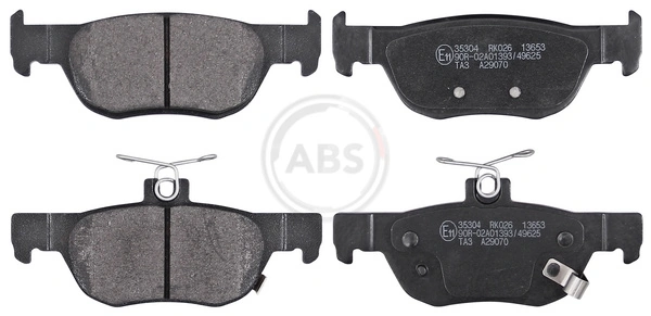 Brake Pad Set, disc brake 35304