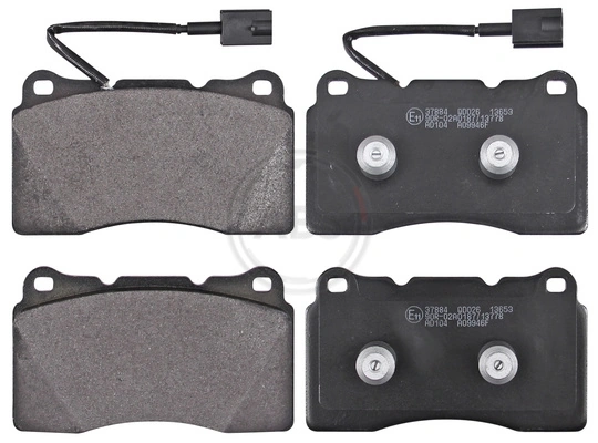 Brake Pad Set, disc brake 37884