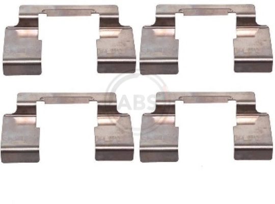 Accessory Kit, disc brake pad 1235Q