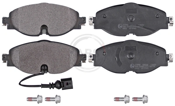 Brake Pad Set, disc brake 37958