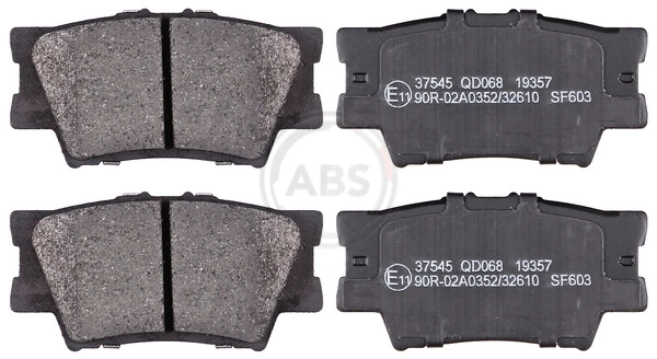 Brake Pad Set, disc brake 37545