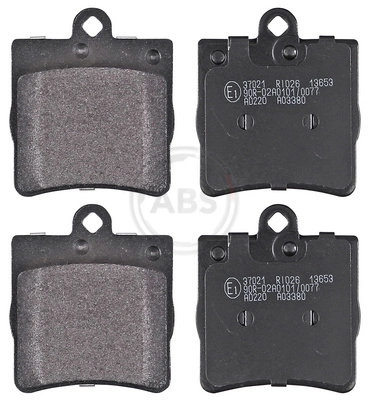Brake Pad Set, disc brake 37021