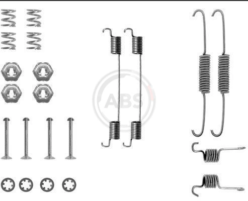 Accessory Kit, brake shoes 0674Q