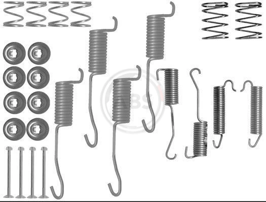 Accessory Kit, brake shoes 0776Q