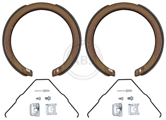 Brake Shoe Set, parking brake 9025