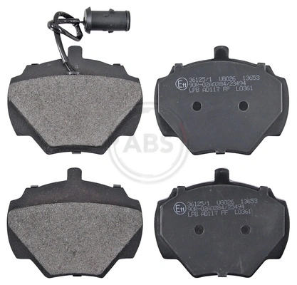 Brake Pad Set, disc brake 36125/1