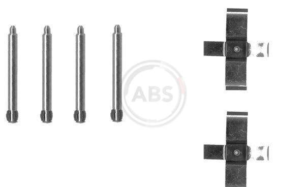 Accessory Kit, disc brake pad 1195Q