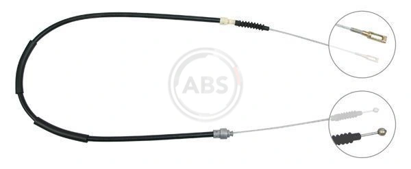Cable Pull, parking brake K10056