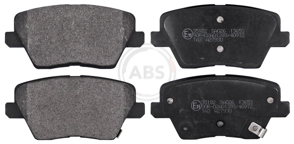Brake Pad Set, disc brake 35182