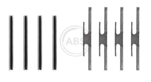 Accessory Kit, disc brake pad 0975Q