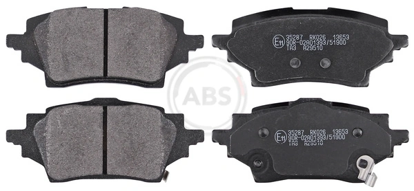 Brake Pad Set, disc brake 35287