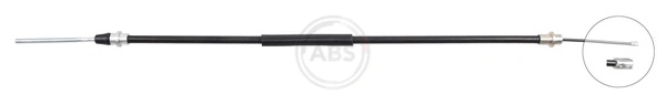 Cable Pull, parking brake K15577