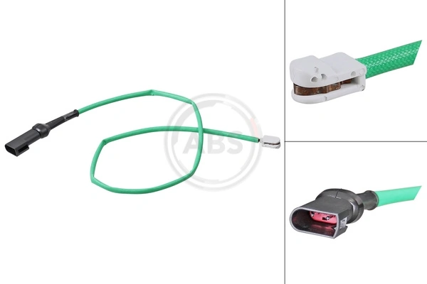 Warning Contact, brake pad wear 39800