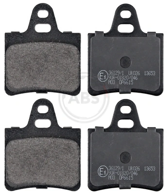 Brake Pad Set, disc brake 36129/1