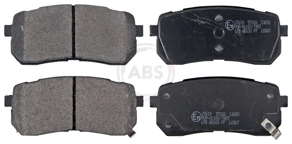 Brake Pad Set, disc brake 37619